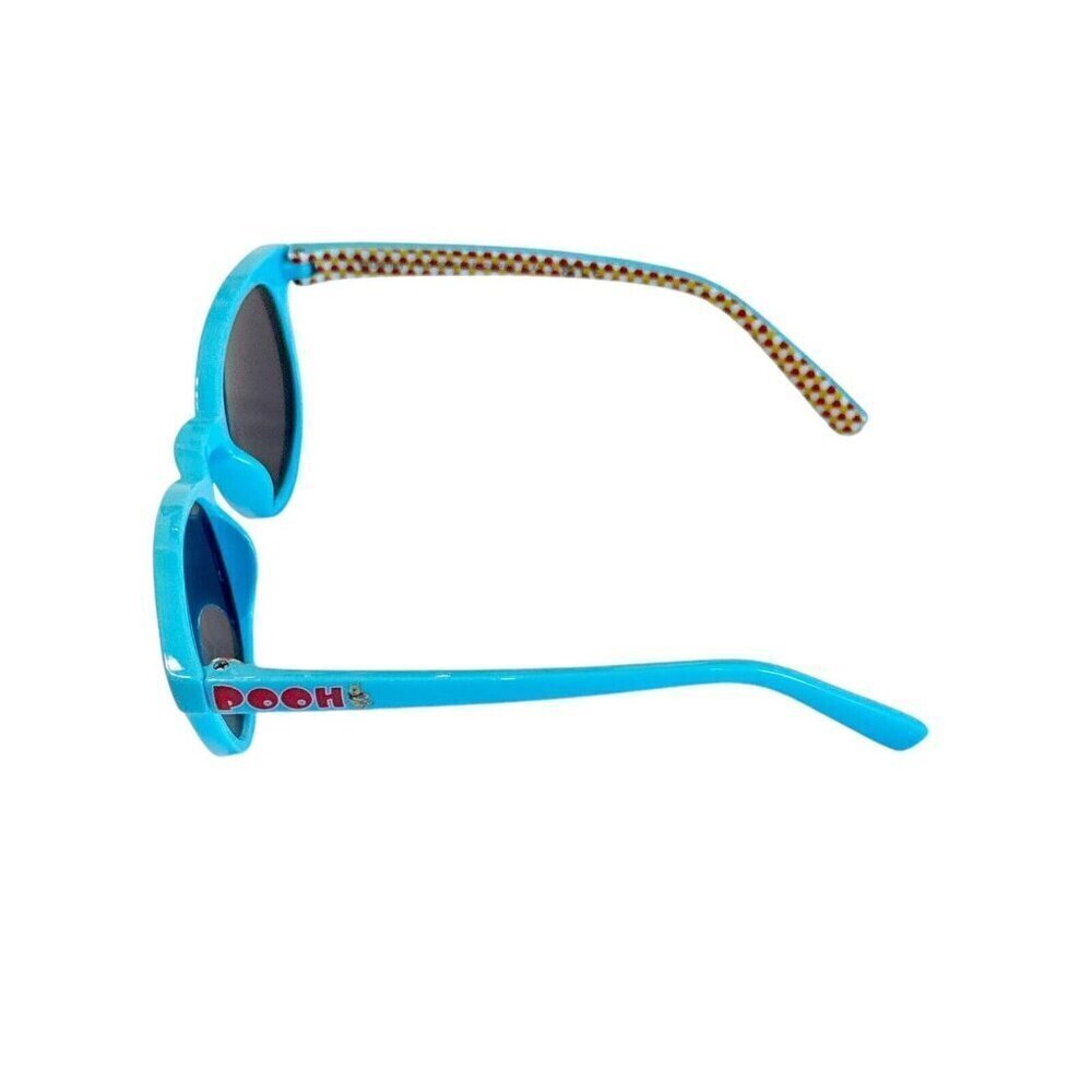 Disney Kid's Winnie the Pooh Blue Sunglasses Eyewear Dots Pooh Head NEW 5"